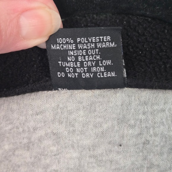 Team USA Beijing 2008 Olympics Fleece Jacket Grey Full Zip Mens XXL Made in USA - Picture 9 of 13